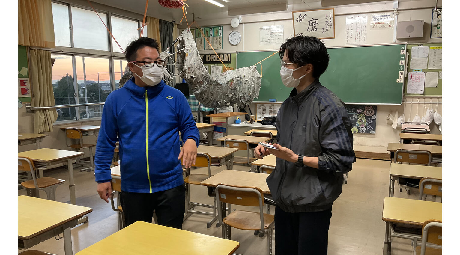 豊田市内の中学校での活動