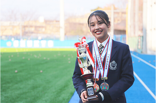 中京大学附属中京高等学校　3年 青山里奈さん